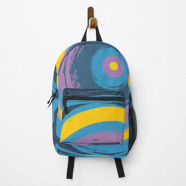 Item preview, Dark Blue Brush Strokes Circles Abstract designed and sold by trendingatees.