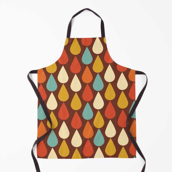 Item preview, Warm Retro Colors Raindrop Pattern designed and sold by KathrinLegg.