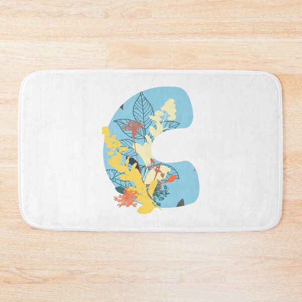 Item preview, Floral Monogram | Blue C designed and sold by MillwoodEngrave.