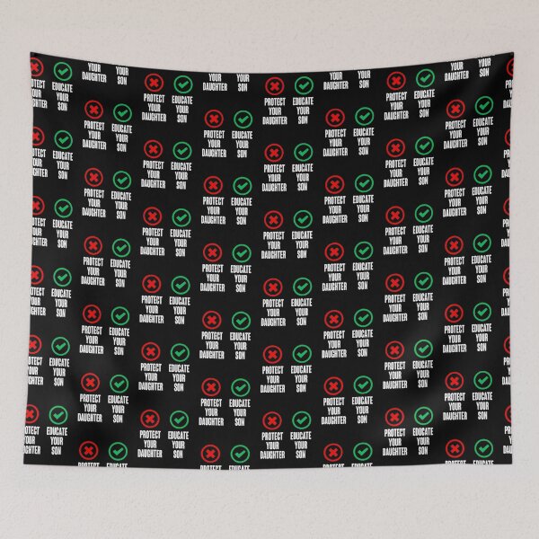 Item preview, protect your daughter educate your son designed and sold by jacjac2121.