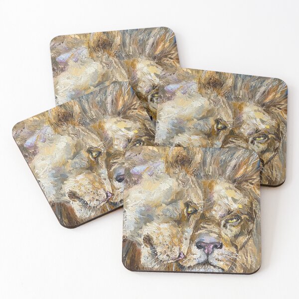 Item preview, LOVE OF THE LIONS. A PICTURE OF THE TENDER LOVE OF A LION WI designed and sold by Elena Reutova.