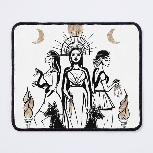 Item preview, Hecate (Hekate) Triple Lunar Goddess, Ancient Greek Mythology designed and sold by witchlingart.