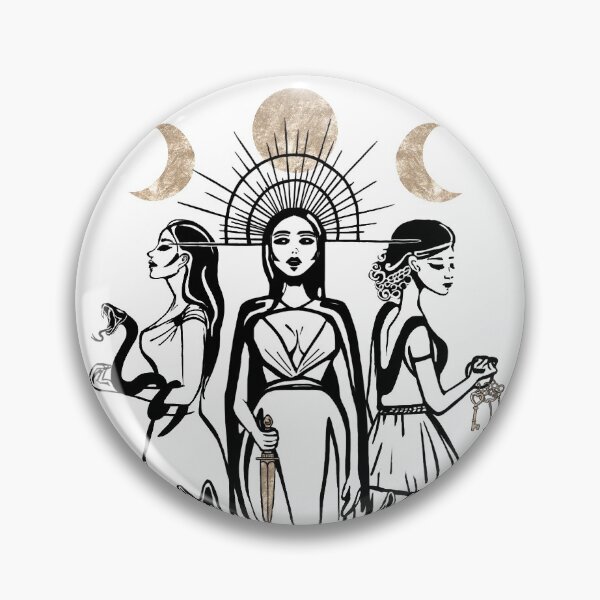 Item preview, Hecate (Hekate) Triple Lunar Goddess, Ancient Greek Mythology designed and sold by witchlingart.