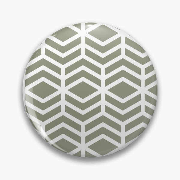 Artikelvorschau, Olivgrüne und weiße Chevron-Linienform-Musterpaare Valspars 2022 Farbe des Jahres Blanched Thyme 6001-4A - Farbtrends entworfen und verkauft von ColorOfTheYears.