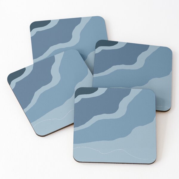 Item preview, Flow of nature print blue designed and sold by -eyesee.