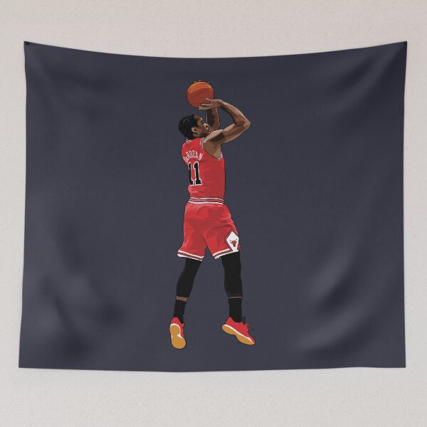 Item preview, Demar DeRozan Vector Shot Qiangy designed and sold by qiangdade.