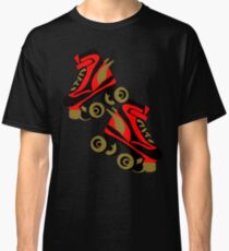 Cool golden roller skates Roller Derby Classic T-Shirt