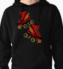 Cool golden roller skates Roller Derby Pullover Hoodie
