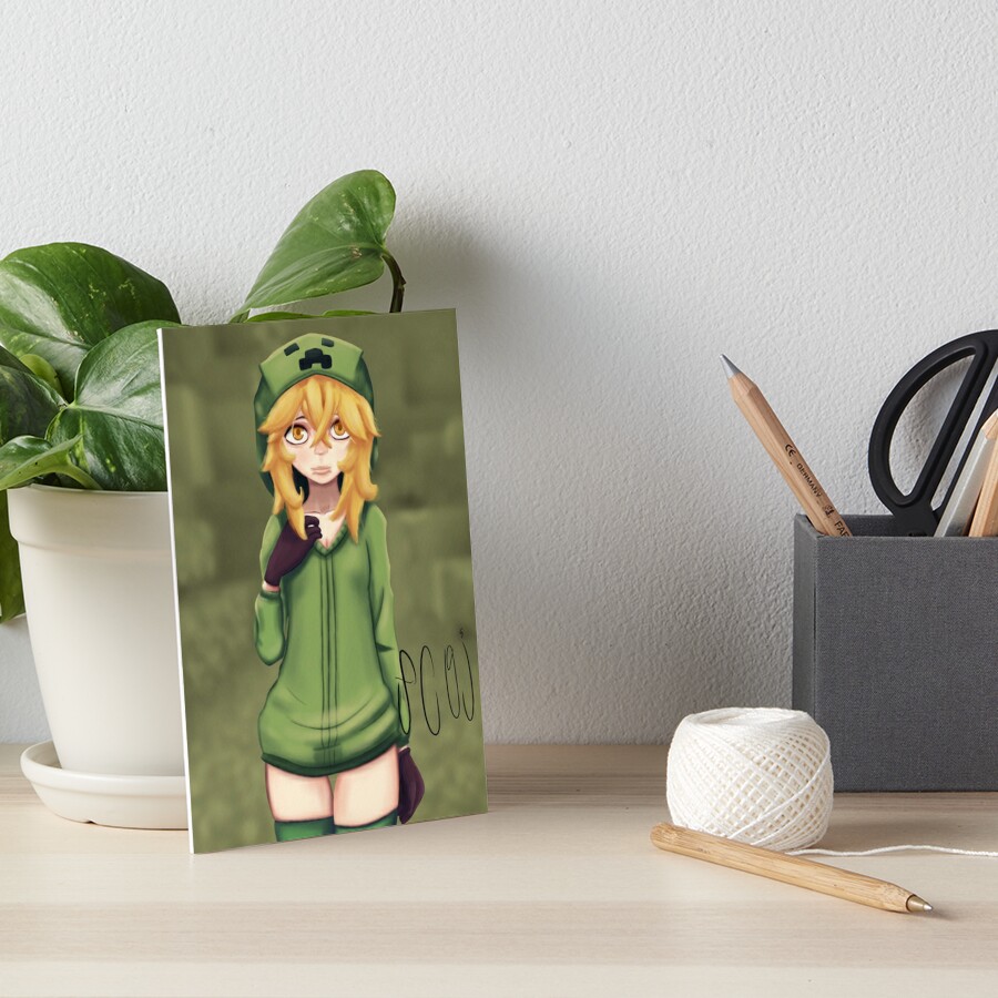 Minecraft Mob Talker Cupa The Creeper Art Board Print For Sale By Qcoolcan Redbubble 2844