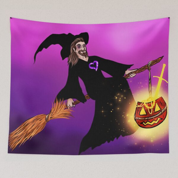 Item preview, Trick or Artifact. Gale on a Broom designed and sold by NorroenDyrd.
