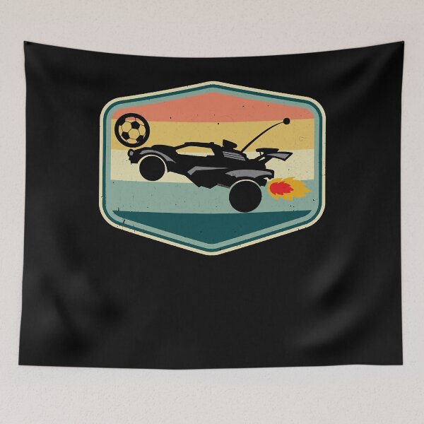 Item preview, Retro Rocket Soccer Classic Badge for Gaming Fans designed and sold by AndrewMorg.