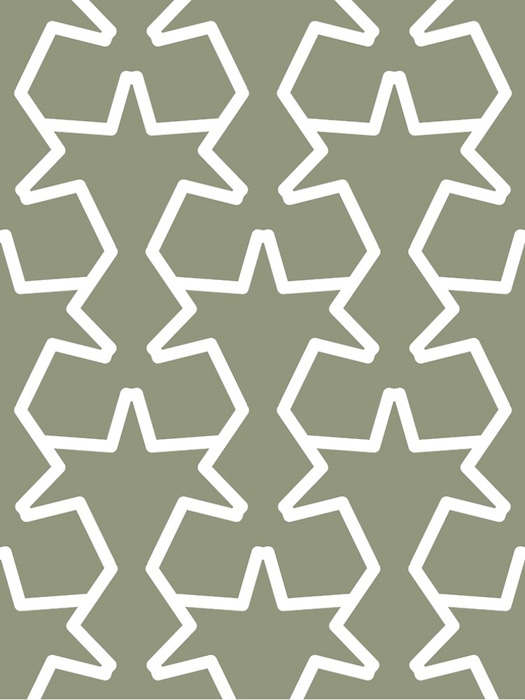 Aperçu 5 sur 5. Robe trapèze avec l'œuvre Olive Green and White Tessellation Line Pattern 15 Pairs Valspars 2022 Color of the Year Blanched Thyme 6001-4A - Colour Trends créée et vendue par ColorOfTheYears.