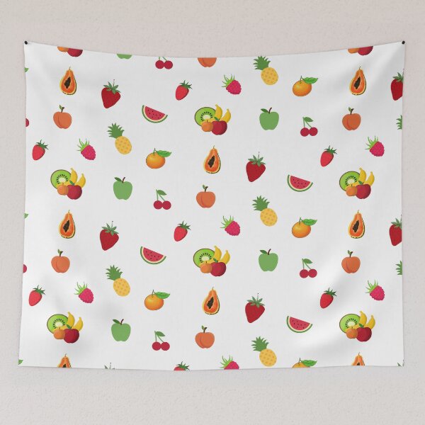 Item preview, Mixed Assorted Fruit Variety. Pineapple, Orange, Apple, Bananas, Lemon, Peach, Raspberry, Strawberry designed and sold by silviaol.