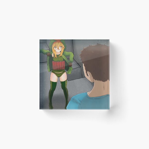 Item preview, Minecraft Mob Talker Cupa the creeper and Steve designed and sold by Qcoolcan.