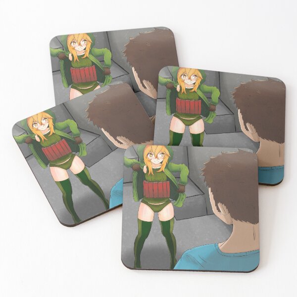 Item preview, Minecraft Mob Talker Cupa the creeper and Steve designed and sold by Qcoolcan.