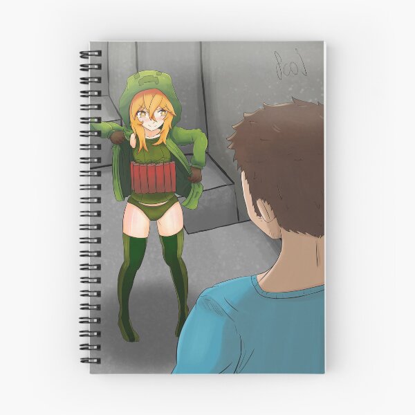 Item preview, Minecraft Mob Talker Cupa the creeper and Steve designed and sold by Qcoolcan.