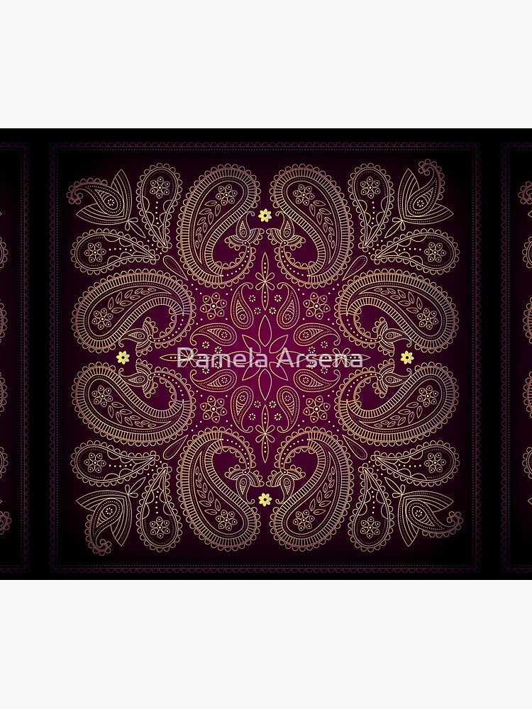 Paisley Eclectic Spiritual Mandala Pattern by xpressio