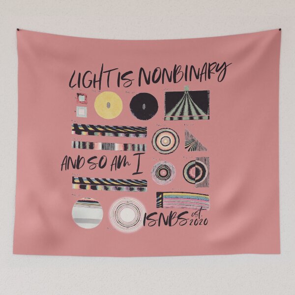 Item preview, Light is nonbinary and so am I. designed and sold by ISNBS.
