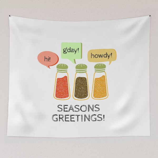 Item preview, Season's Greetings Pun designed and sold by Pun Intended.