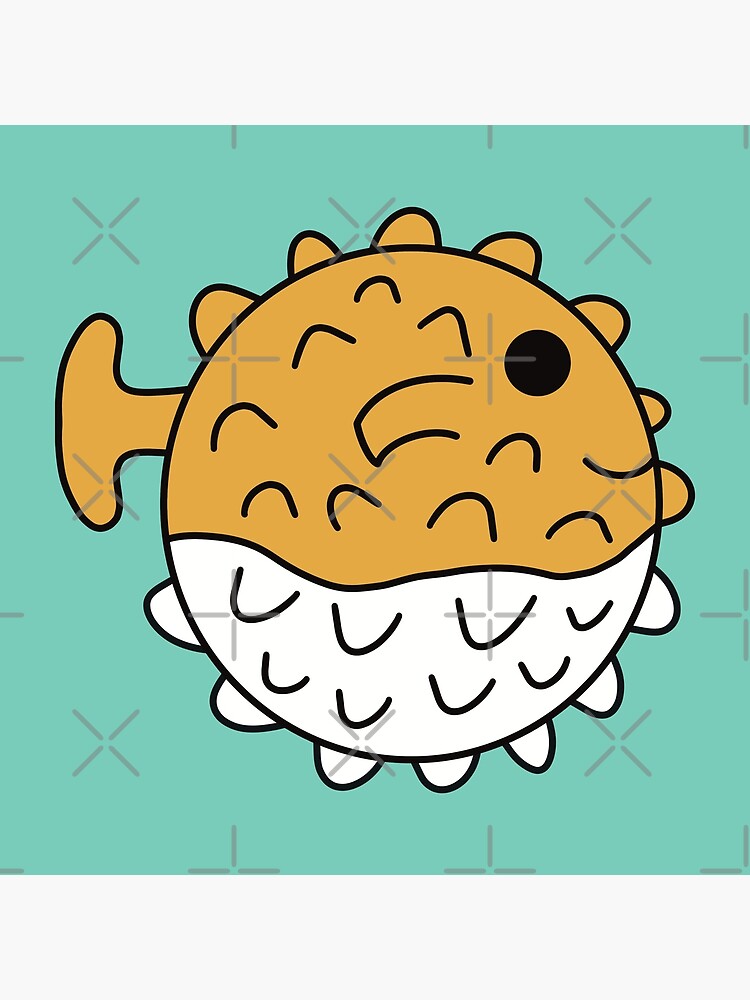 "Cute Kawaii Pufferfish" Poster for Sale by KawaiiByDice Redbubble