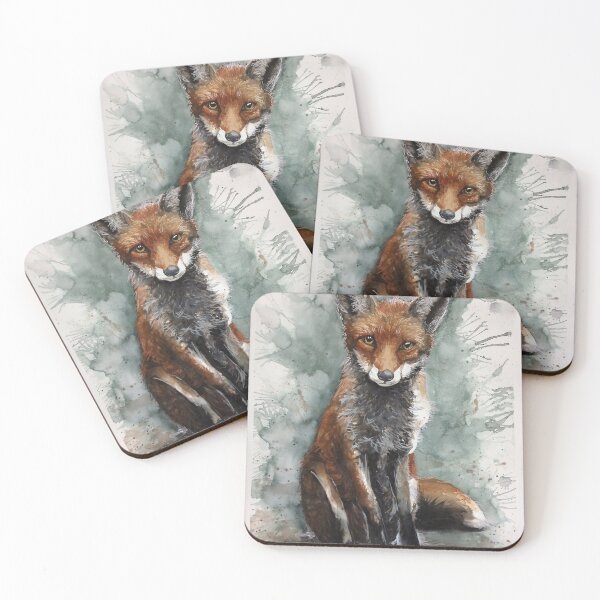 Item preview, Watercolor "fox" designed and sold by Salbeigarten.