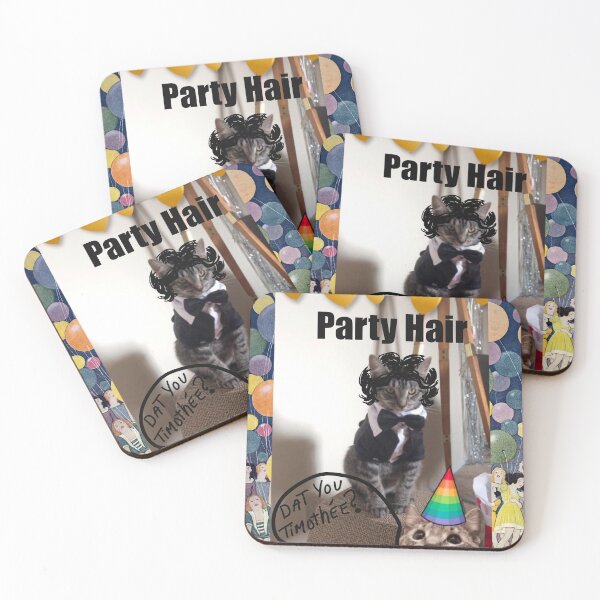 Item preview,  Party Cat Hair designed and sold by Shelly  Moore.