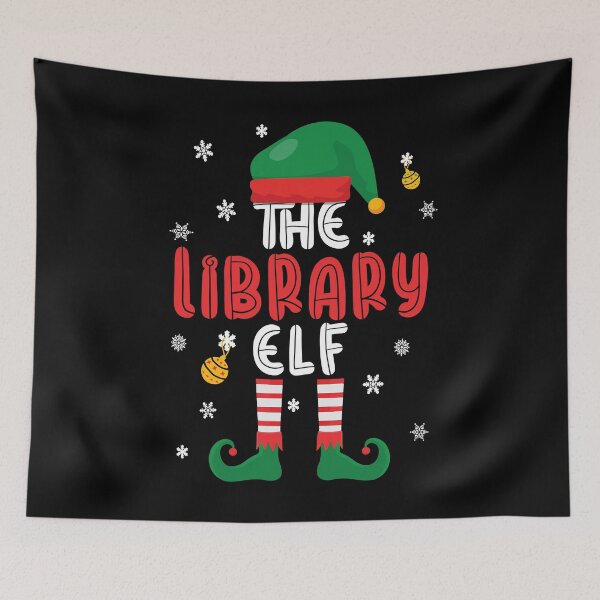 Item preview, Library Elf - Christmas Little Helper Design designed and sold by Fusti.