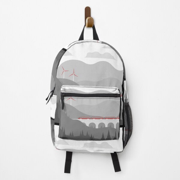 Item preview, A train in the mountain, minimalist red monochrome designed and sold by jean-nicolas.