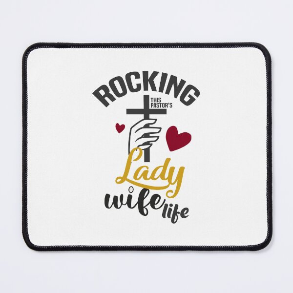 Item preview, funny Rocking this pastor's lady wife life  designed and sold by Hero Prod.