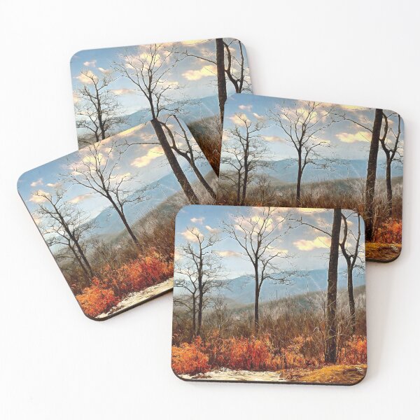 Item preview, Autumn Leaves and a Great Smokey Mountains  Vista designed and sold by SeaChangeDesign.