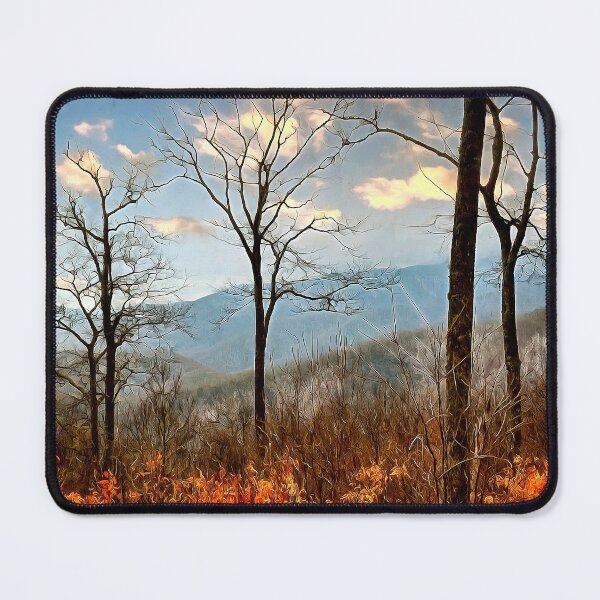 Item preview, Autumn Leaves and a Great Smokey Mountains Vista designed and sold by SeaChangeDesign.