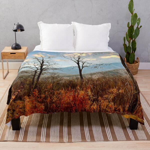 Item preview, Autumn Leaves and a Great Smokey Mountains Vista designed and sold by SeaChangeDesign.