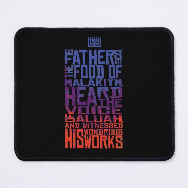 Item preview, Our Fathers' Ate the Food Of Malakiym, Heard the Voice of Aluah and Witnessed His Wondrous Works, Hebrew Israelite Gifts, Hebrew Israelite Merchandise, Hebrew Israelite Clothing designed and sold by Yachad.