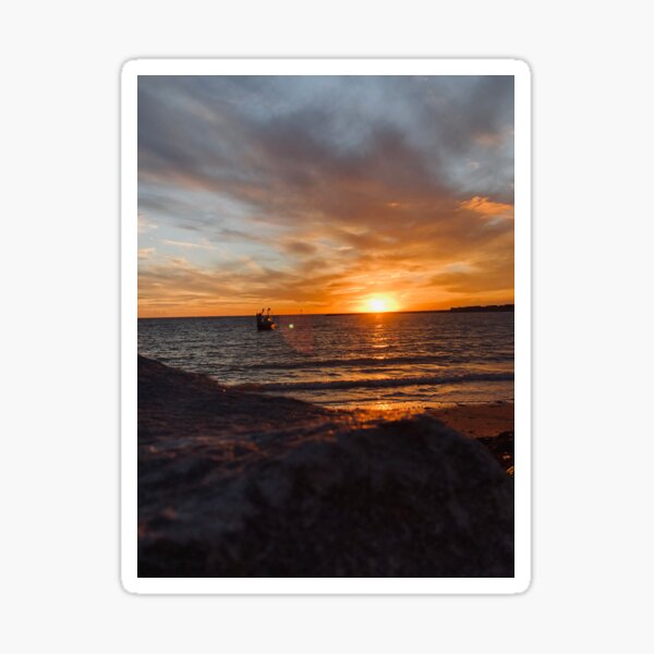 Sunset at Clacton Sticker