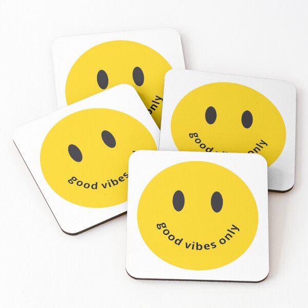Item preview, Good vibes only, smiling face, happy smiley designed and sold by beakraus.