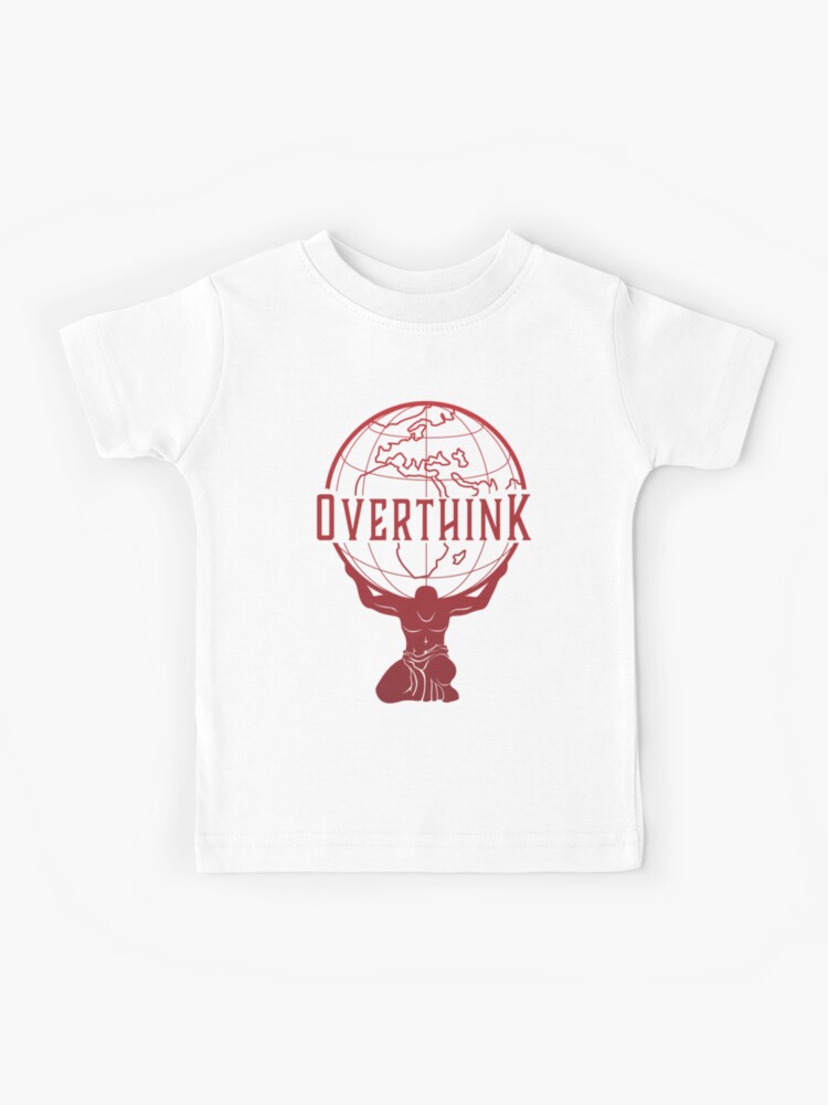 Ancient Greek Atlas God Overthink Earth Globe | Kids T-Shirt