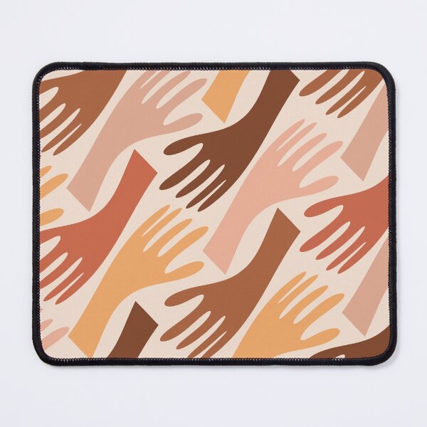 Item preview, Show of Hands Retro Modern Abstract in Skin Tones designed and sold by kierkegaard.