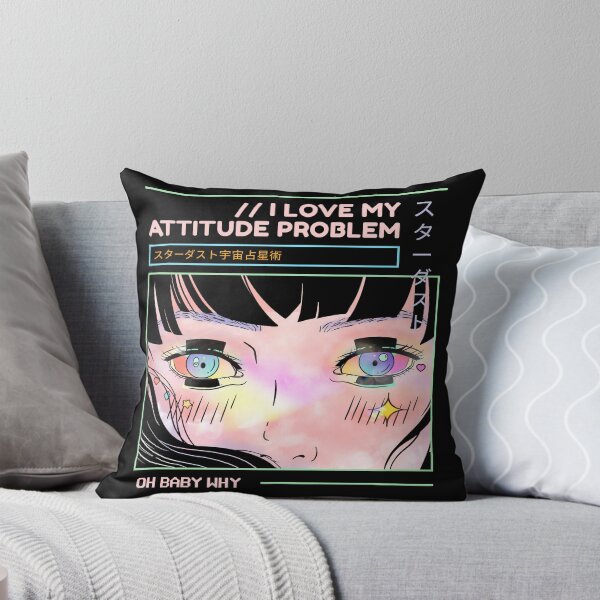 Item preview, I Love my Attitude Problem Cool Anime Design designed and sold by Paula Helit.