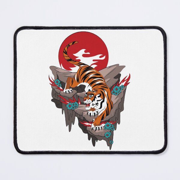 Item preview, Japanese tiger on a rock designed and sold by Ranedel.