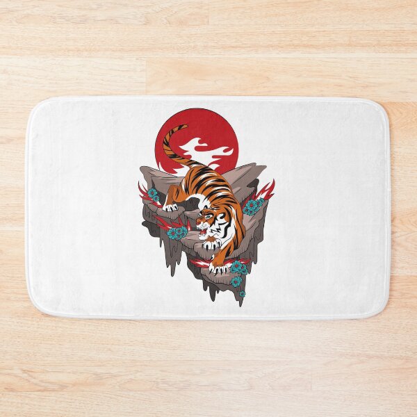 Item preview, Japanese tiger on a rock designed and sold by Ranedel.
