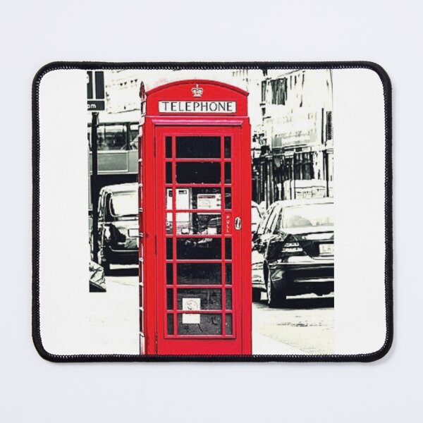 Item preview, ICONIC RED TELEPHONE BOOTH COLOR SPLASH designed and sold by MrCreativeArts.