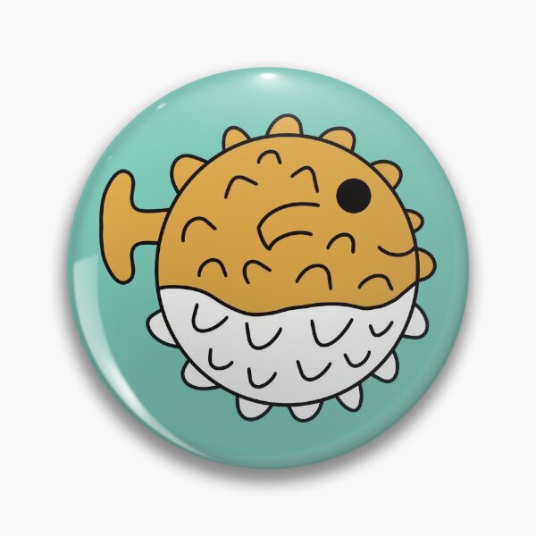 Item preview, Cute Kawaii Pufferfish designed and sold by KawaiiByDice.