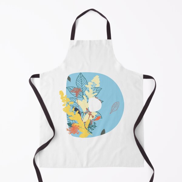 Item preview, Floral Monogram | Blue D designed and sold by MillwoodEngrave.