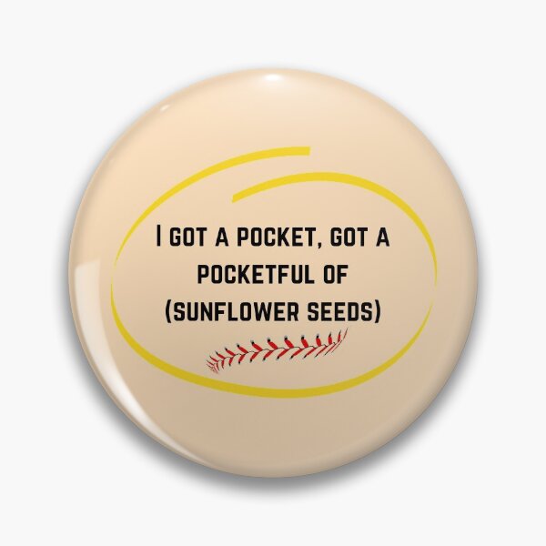 Item preview, Sunflower Seeds Softball Player Baseball Stitches designed and sold by BallplayerBuzz.