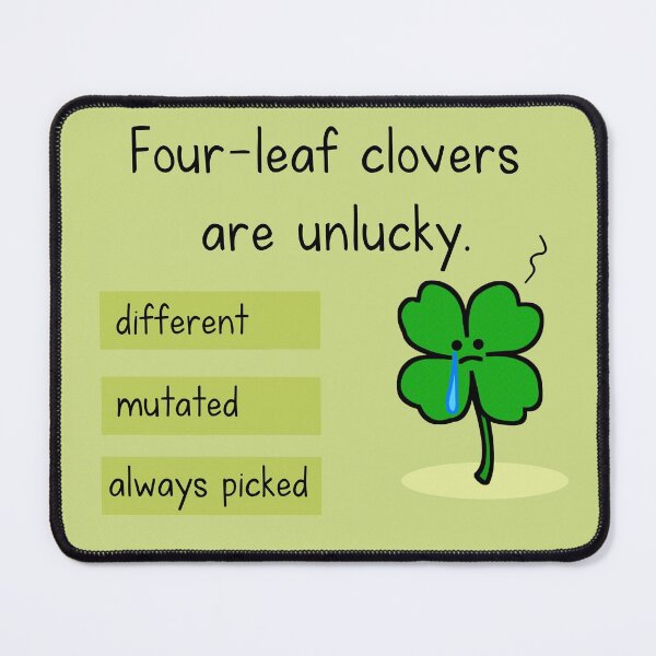 Item preview, Shamefaced shamrock designed and sold by hungryfatcat.