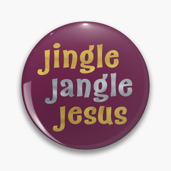 Item preview, Jingle Jangle Jesus | Faux Metallic | Burgundy designed and sold by PotentQuotable.