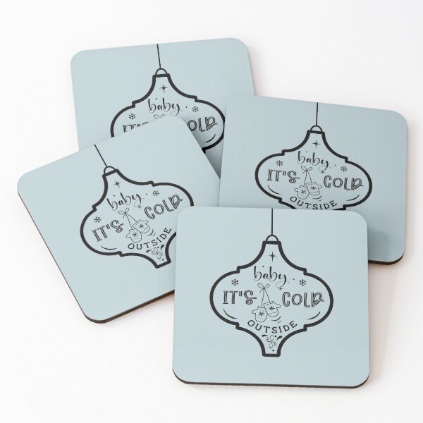Item preview, baby it's cold outside, Christmas, ornament designed and sold by PicturePatty.