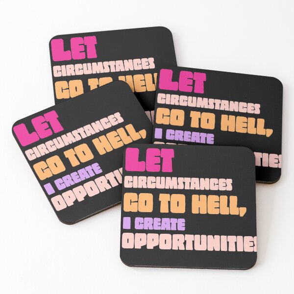 Item preview, Let cıecumstances go to hell  designed and sold by ZERO9968.