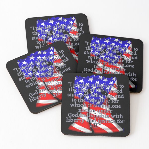 Item preview, Pledge of allegiance and American flag liberty bell designed and sold by Chillateez.