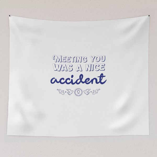 Item preview, Meeting You Was A Nice Accident Mouse Pad designed and sold by henes88.